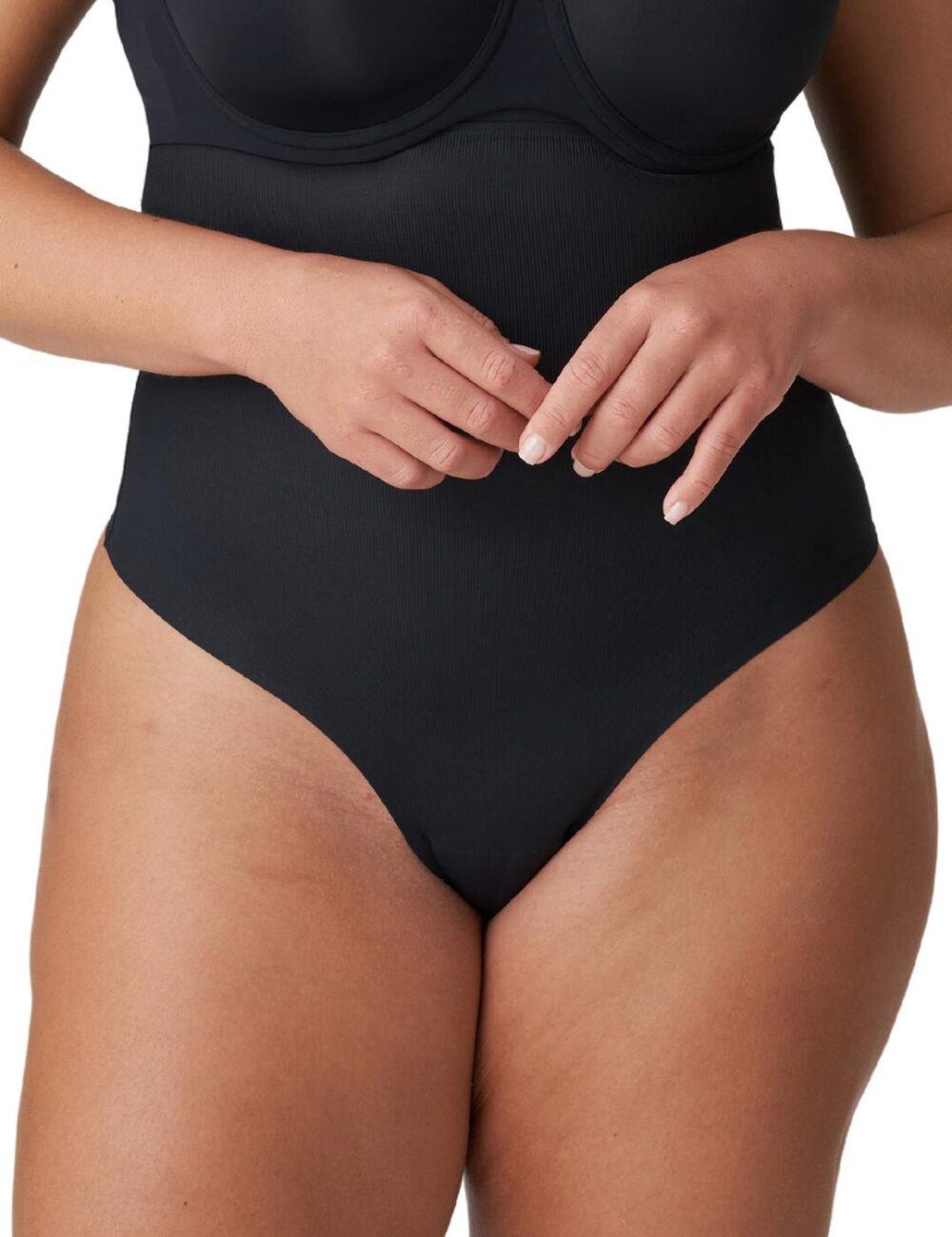 Prima Donna Figuras Smoothing Thong - Charcoal - L - 14
