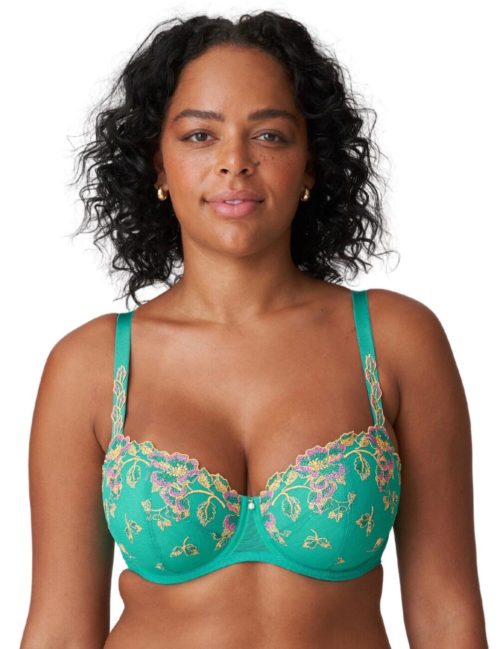 Prima Donna Lenca Padded Balcony Bra - Sunny Teal - 40D