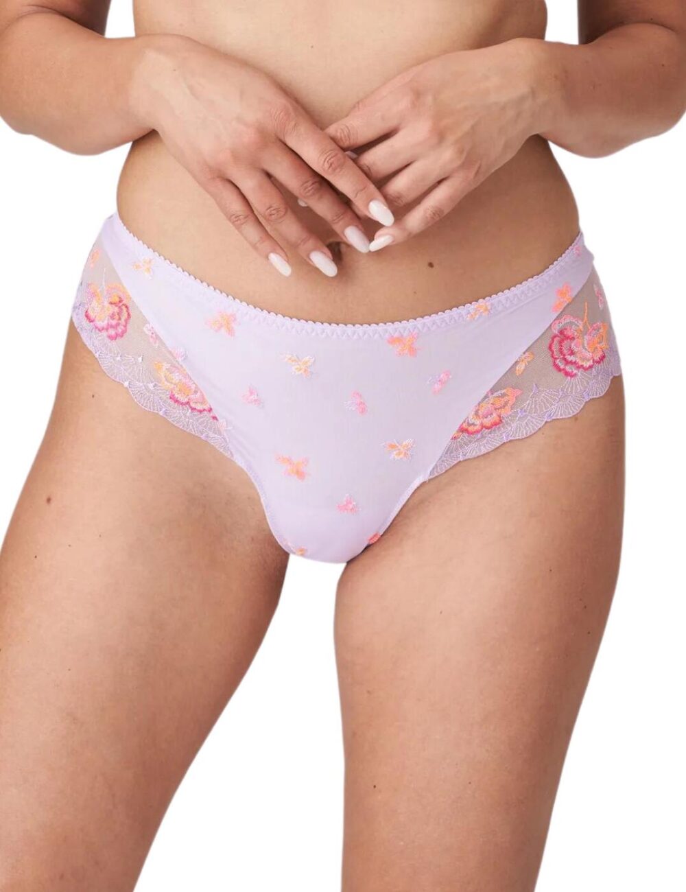 Prima Donna Palace Garden Luxury Thong - Pastel Lavender - XL - 16
