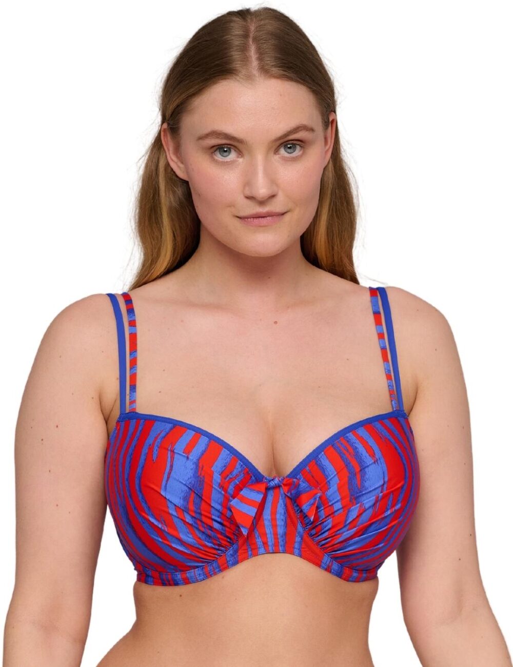 Prima Donna Skudai Padded Balcony Bikini Top - Wild Stripes