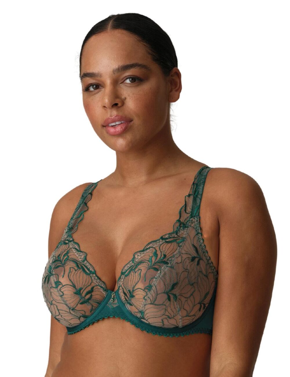 Prima Donna Springdale Plunge Bra - Jasper Green - 36E