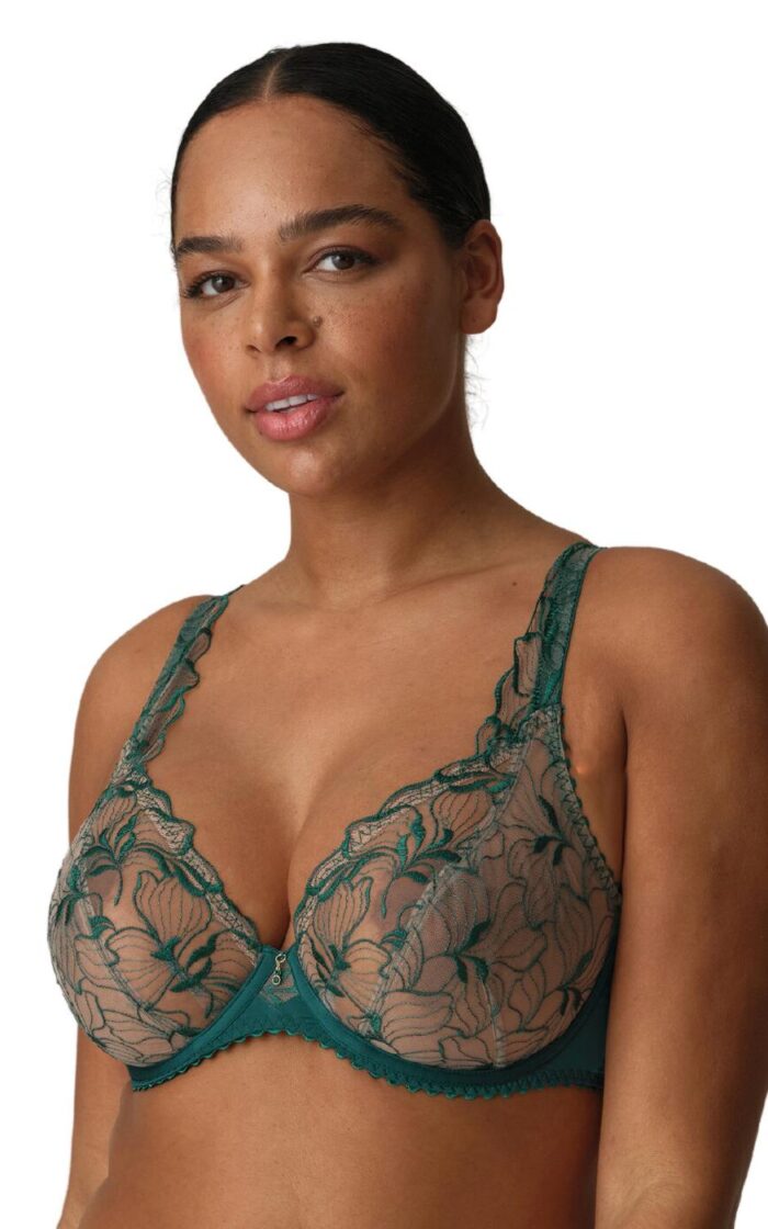 Prima Donna Springdale Plunge Bra - Jasper Green - 36E