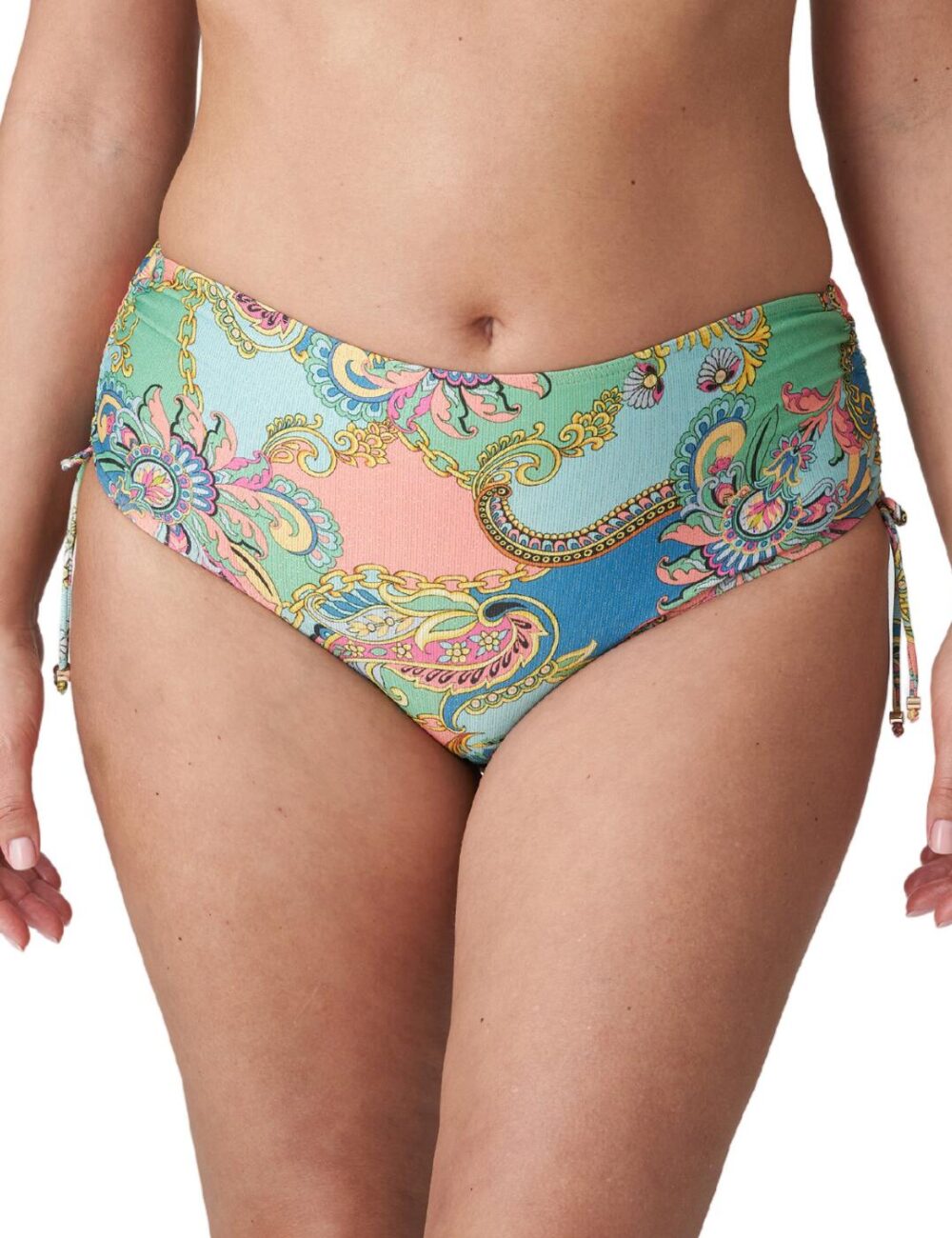 Prima Donna Swim Celaya Tie Side Full Bikini Brief - Italian Chic - S - 10