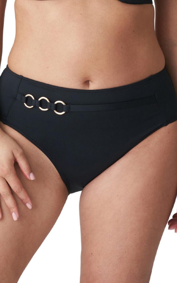 Prima Donna Swim Damietta Full Bikini Brief - Black - S - 10