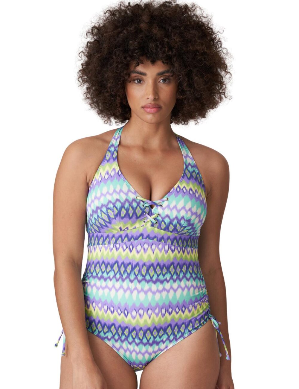 Prima Donna Swim Holiday Padded Triangle Swimsuit - Mezcalita Blue - XL - 16