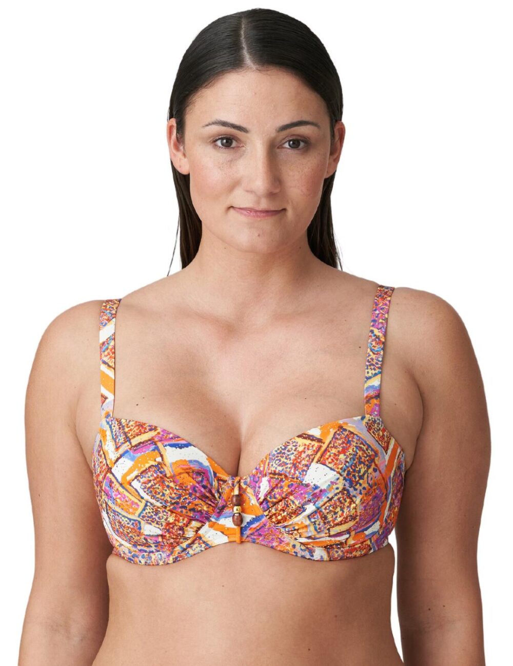 Prima Donna Swim Navalato Padded Balcony Bikini Top - Summer Sunset - 34C