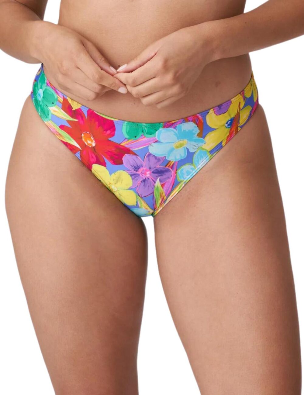 Prima Donna Swim Sazan Rio Bikini Brief - Blue Bloom - L - 14