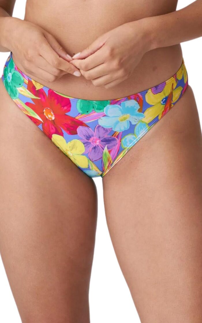 Prima Donna Swim Sazan Rio Bikini Brief - Blue Bloom - L - 14