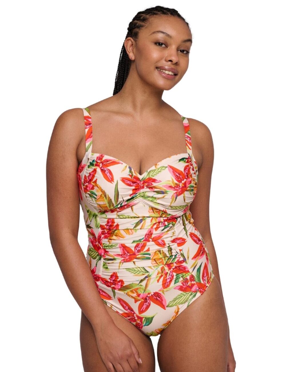 Prima Donna Swim Tanzania Full Cup Control Swimsuit - Calm Tropics - 34E