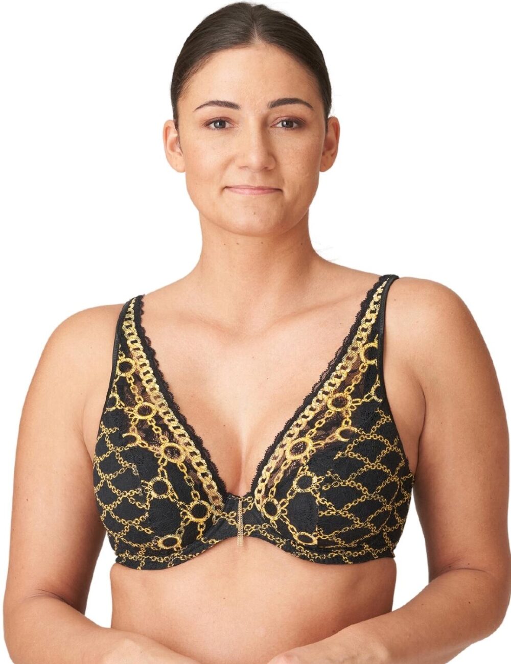 Prima Donna Twist Amsterdam AV Half Padded Plunge Bra - Black - 34E