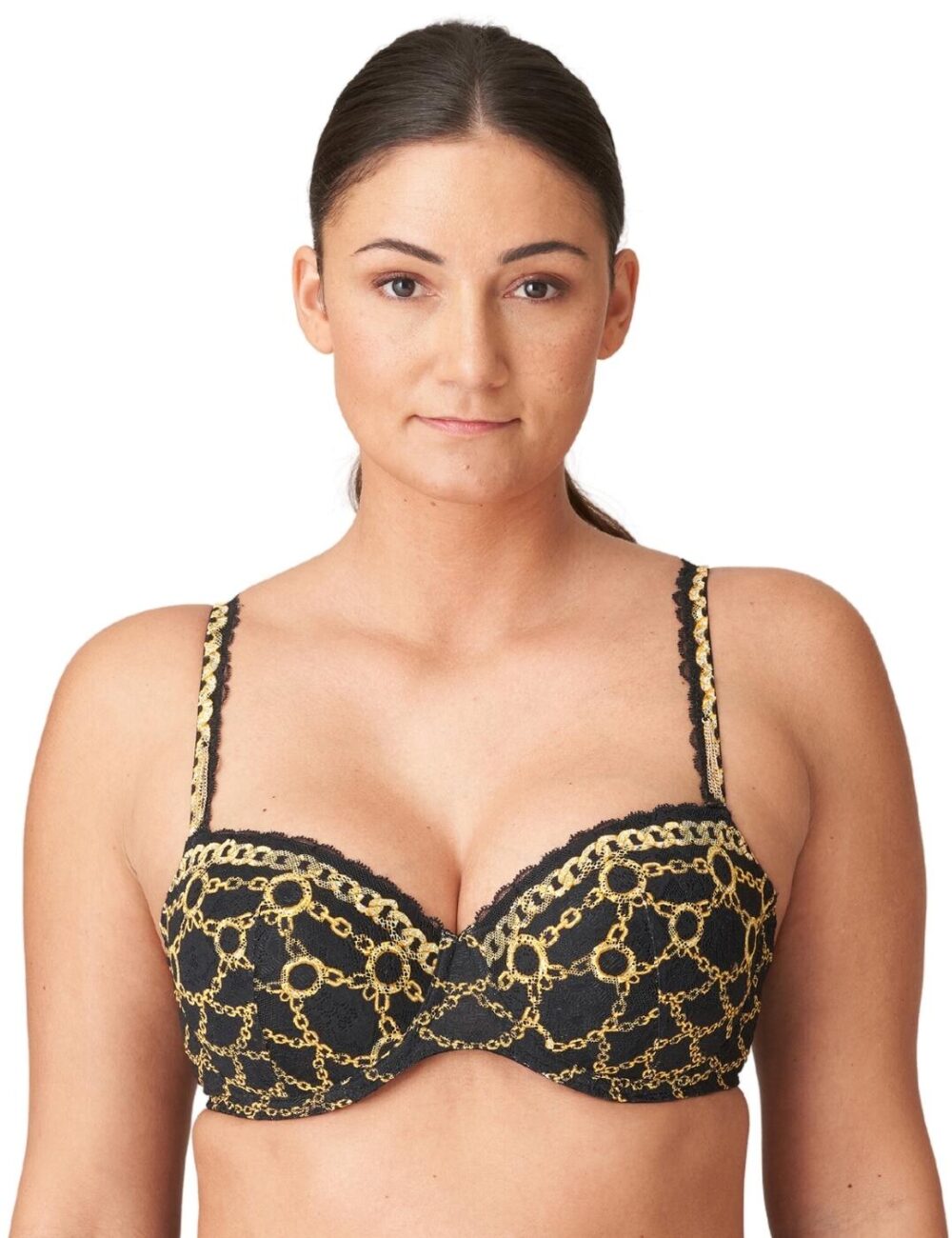 Prima Donna Twist Amsterdam AV Padded Balcony Bra - Black - 34H