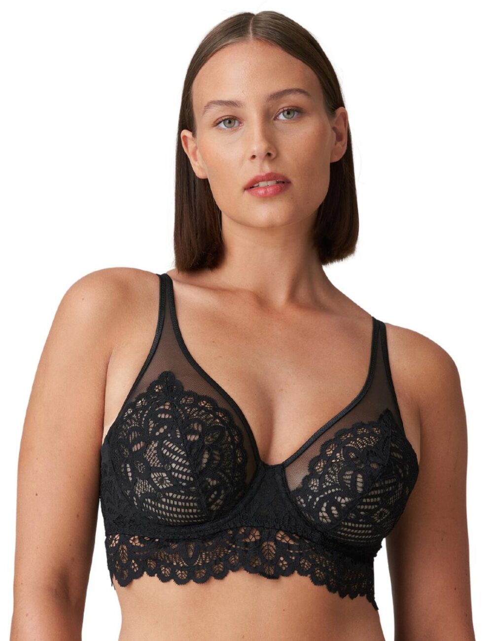 Prima Donna Twist First Night Longline Bra - Black - 32G