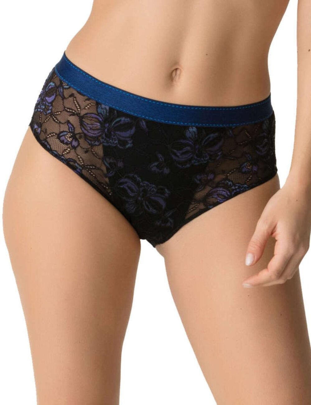 Prima Donna Twist French Kiss Full Brief - Black - XL - 16