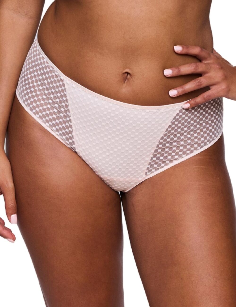 Prima Donna Twist Glass Beach Full Brief - Crystal Pink - 3XL - 20