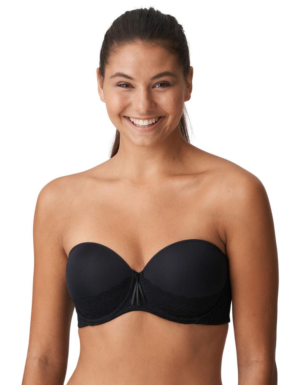 Prima Donna Twist I Do Padded Strapless Bra - Black - 30F