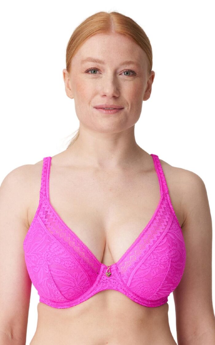 Prima Donna Twist Palermo Half Padded Plunge Bra - Cactus Flower - 32G