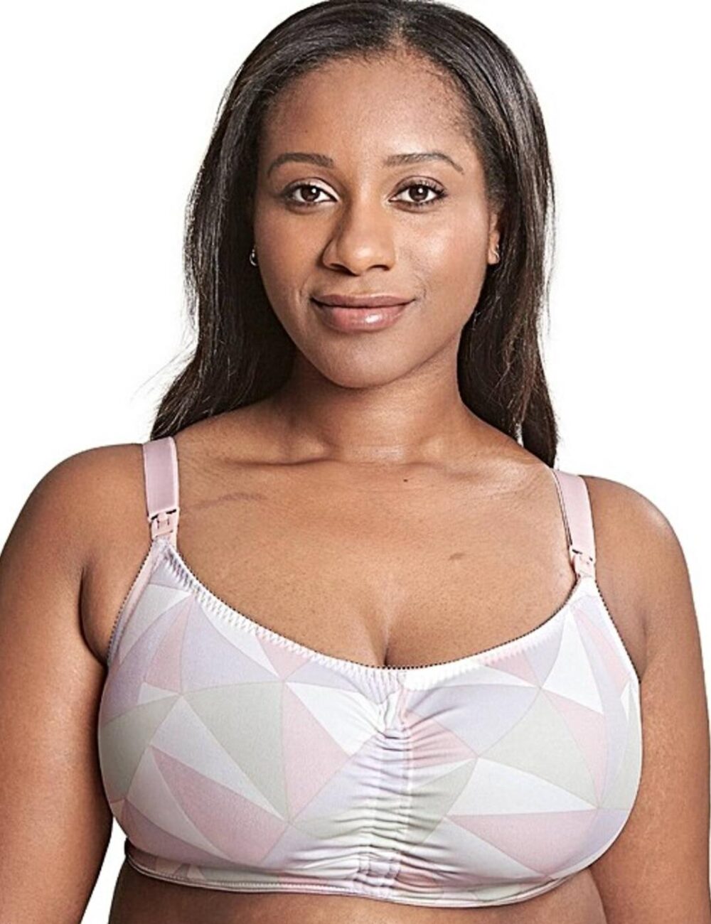 Royce Geo Blossom Nursing Bra - Pink/Lilac - 34C/D/DD