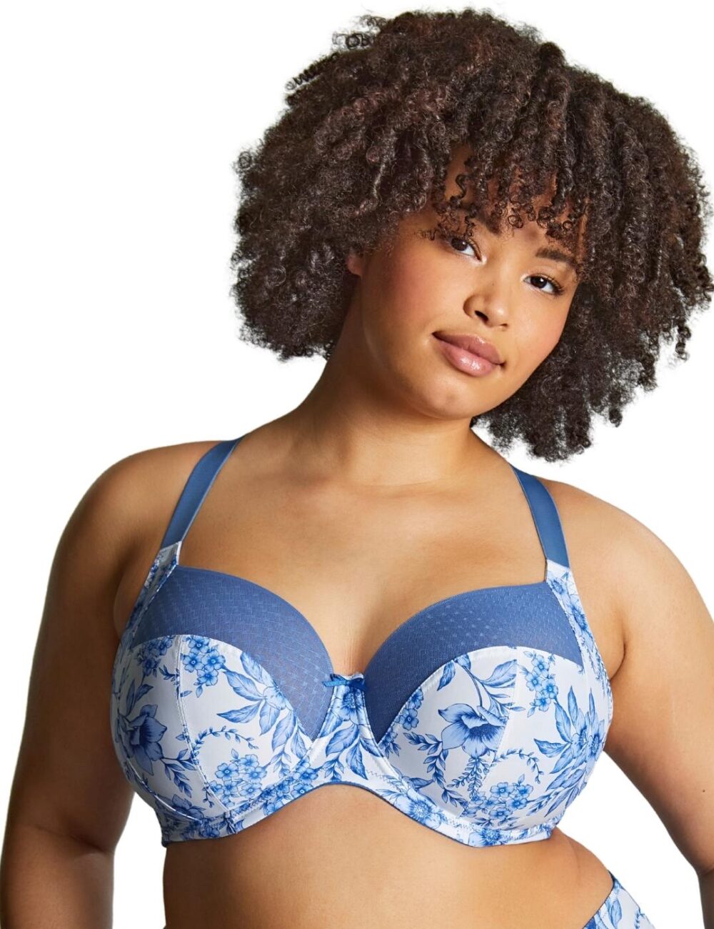 Sculptresse by Panache Bliss Full Cup Bra - Blue Floral - 36GG