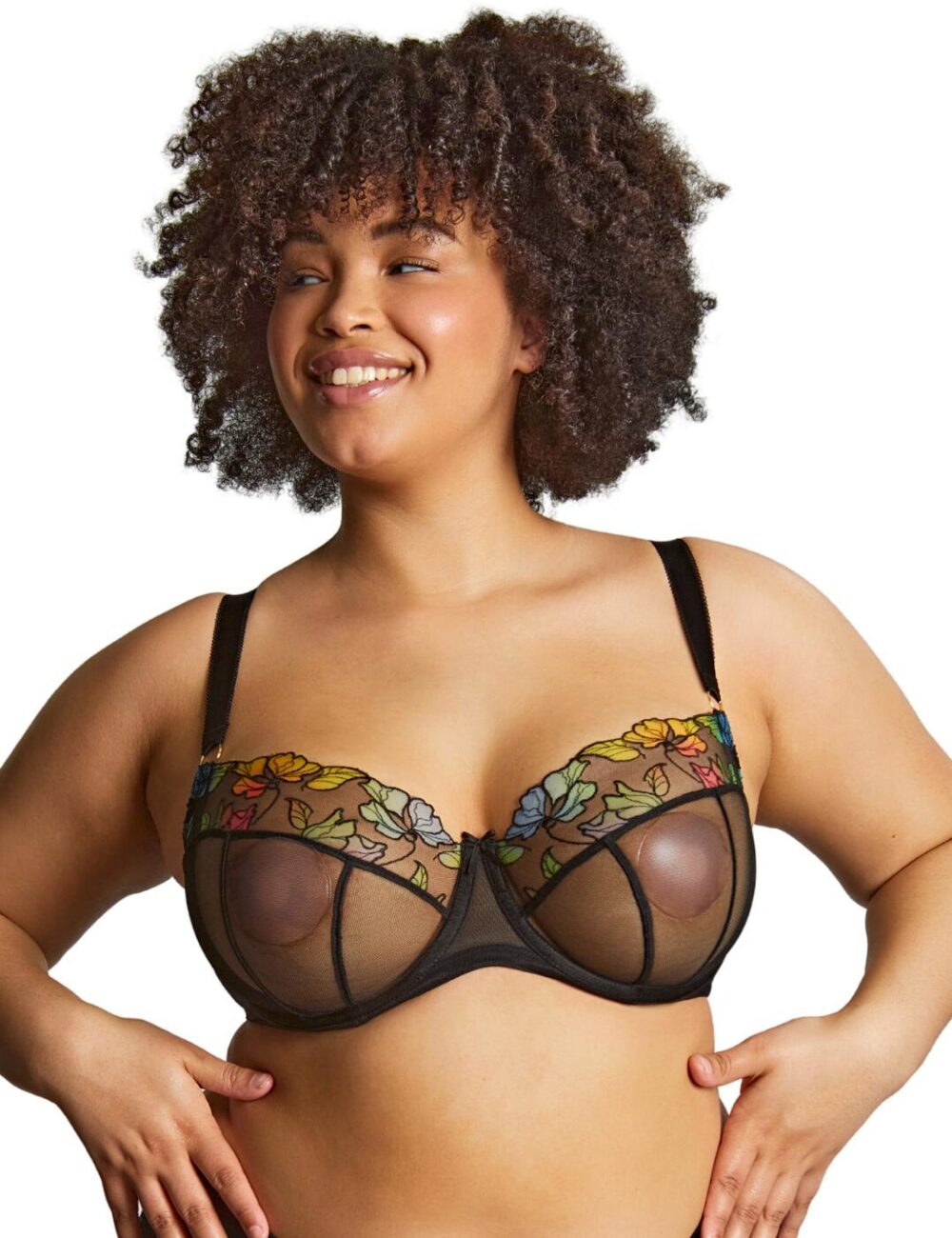 Sculptresse by Panache Eden Balcony Bra - Black - 34F