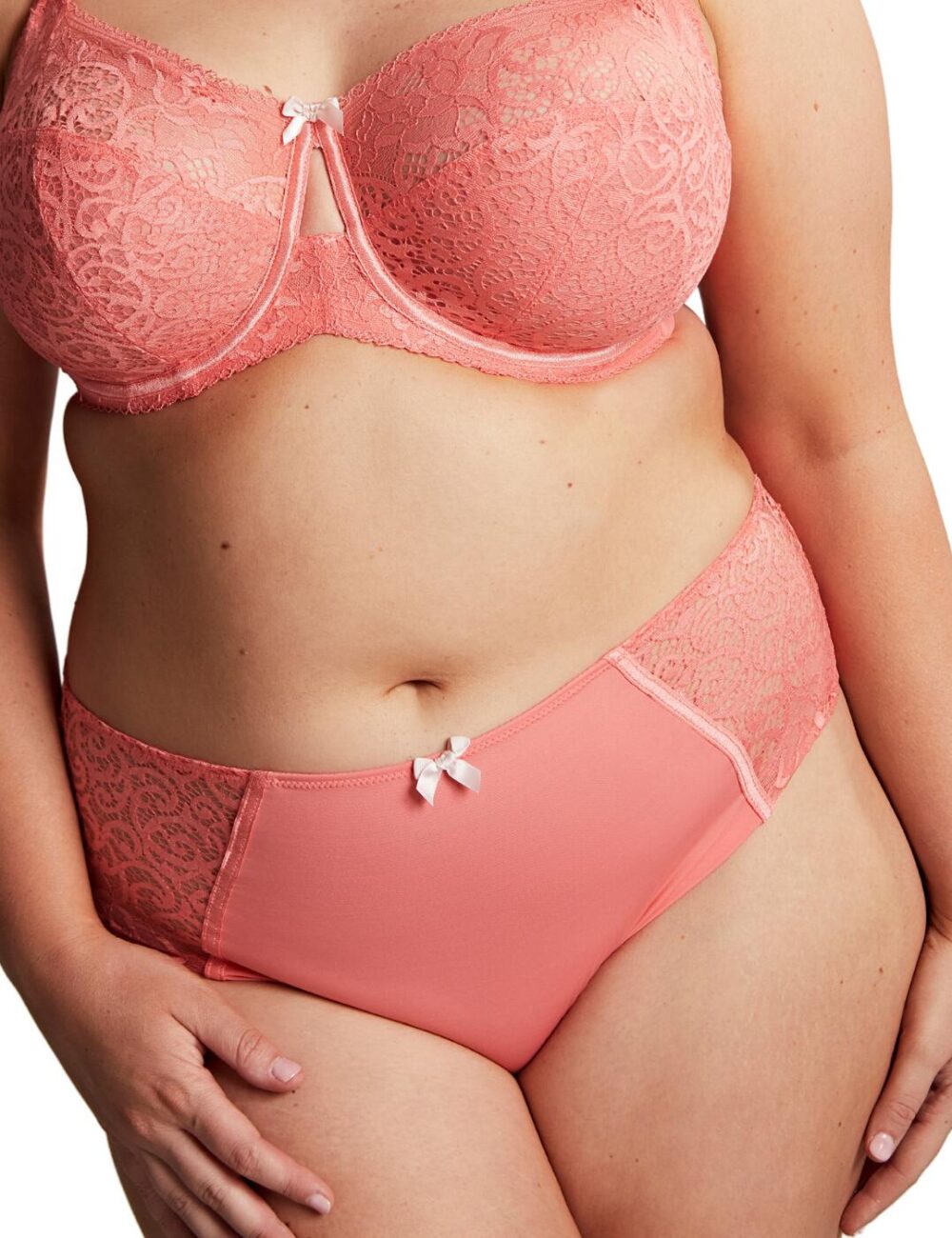 Sculptresse by Panache Estel Deep Brief - Coral - XL - 16