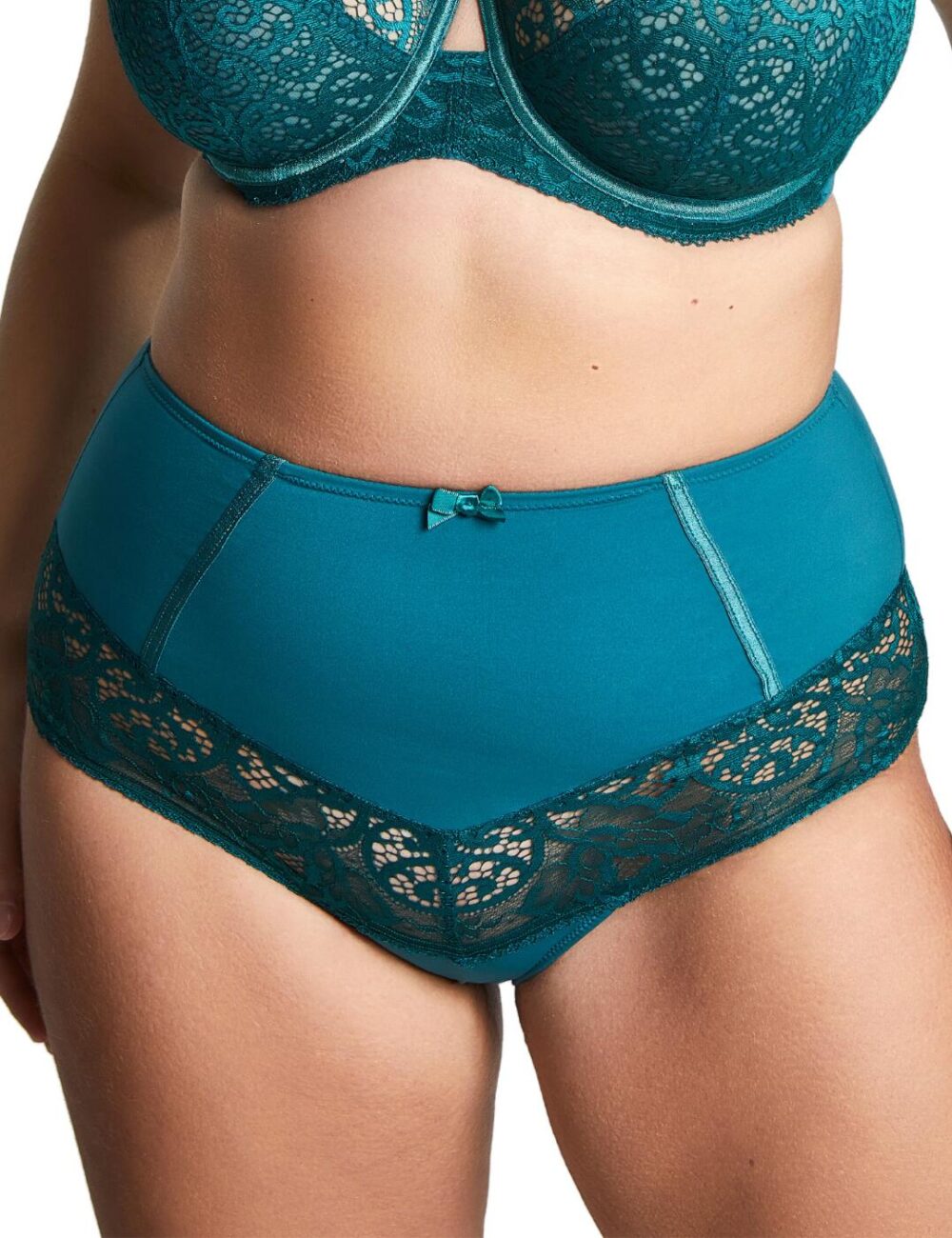 Sculptresse by Panache Estel High Waist Brief - Emerald - 3XL - 20