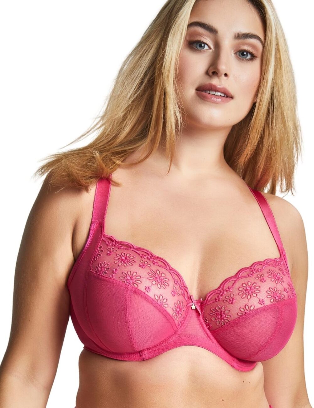 Sculptresse by Panache Harmony Plunge Bra - Hot Pink - 36H