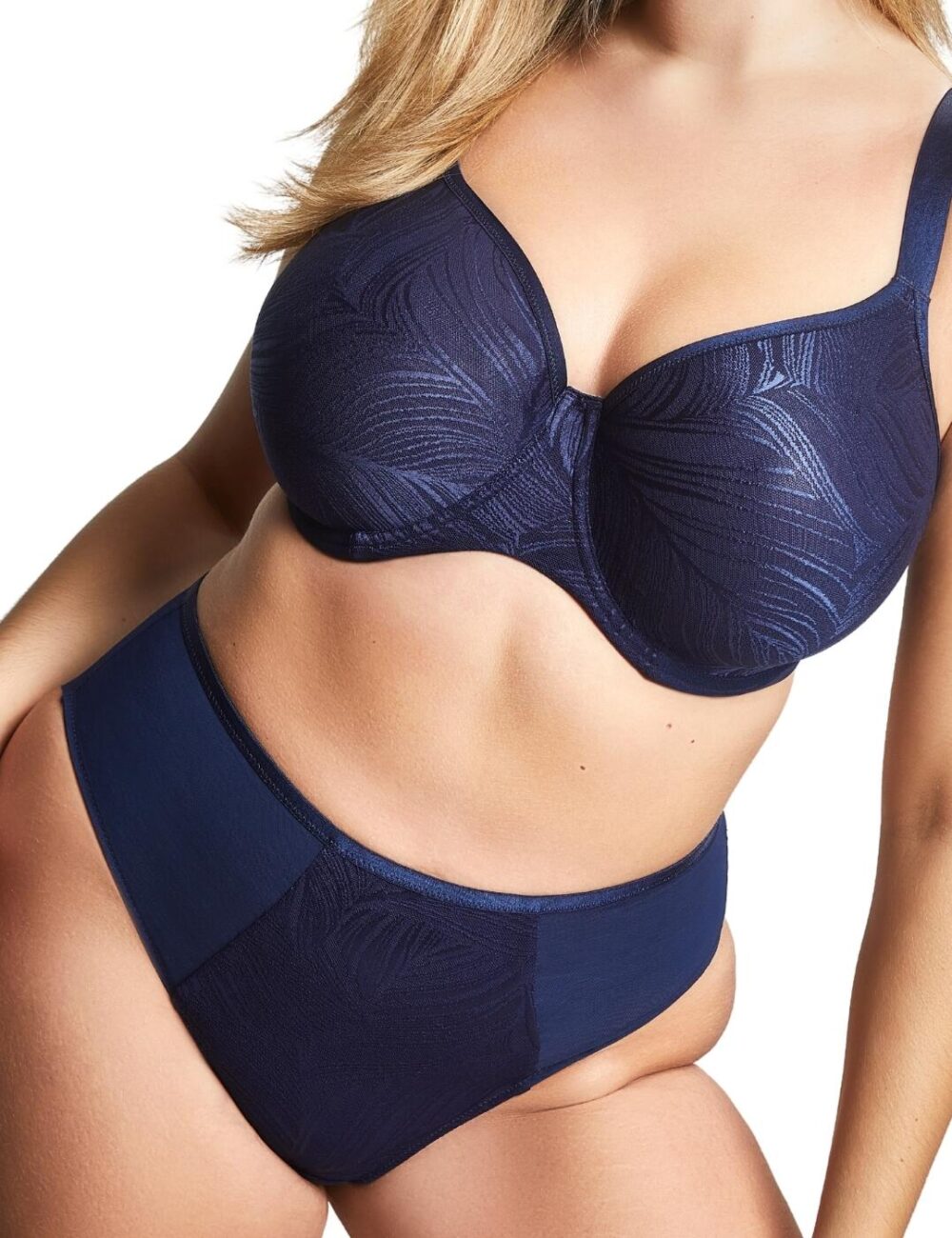 Sculptresse by Panache Illuminate Deep Brief - French Navy - M - 12