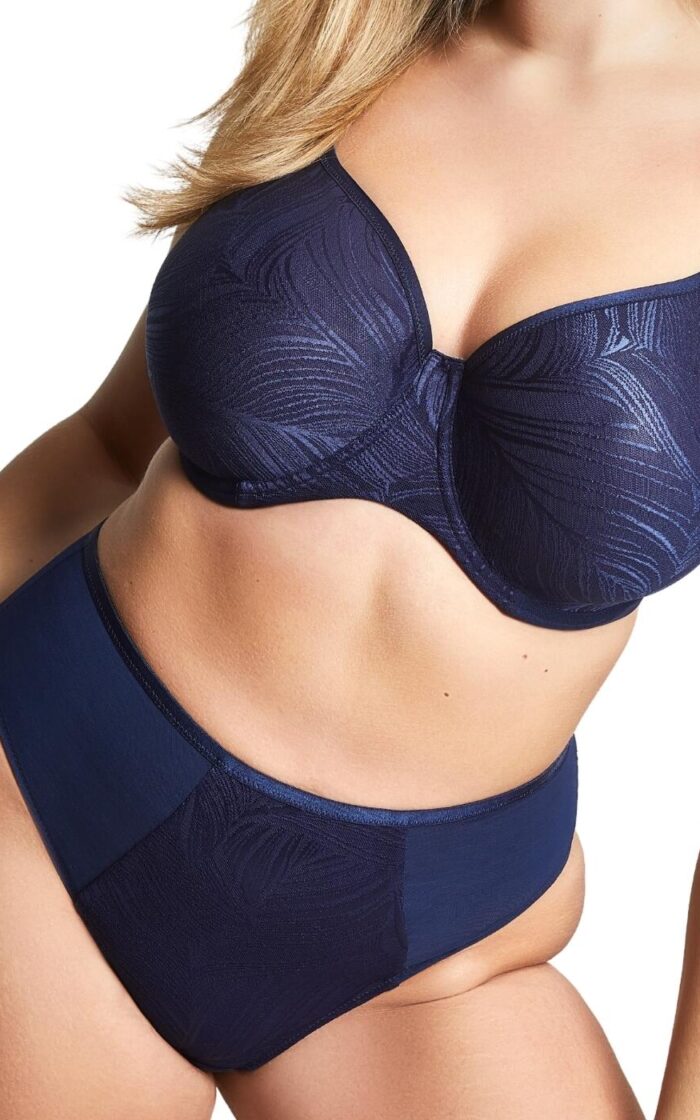 Sculptresse by Panache Illuminate Deep Brief - French Navy - M - 12