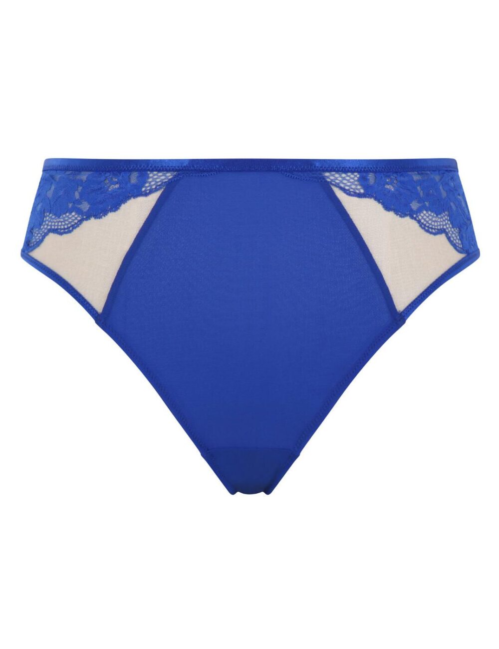 Sculptresse by Panache Josephine High Leg Brief - Cobalt/Latte - L - 14