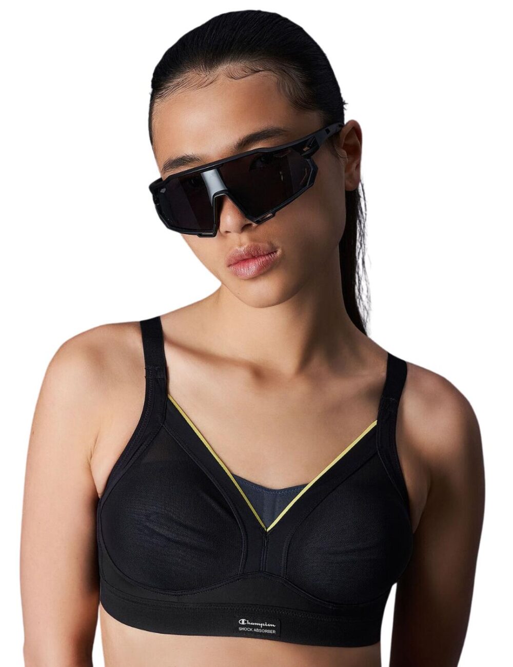 Shock Absorber Active Shaped Support Sports Bra - Black - 36F