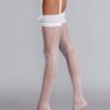 Silky Super Shine Lace Top Stockings