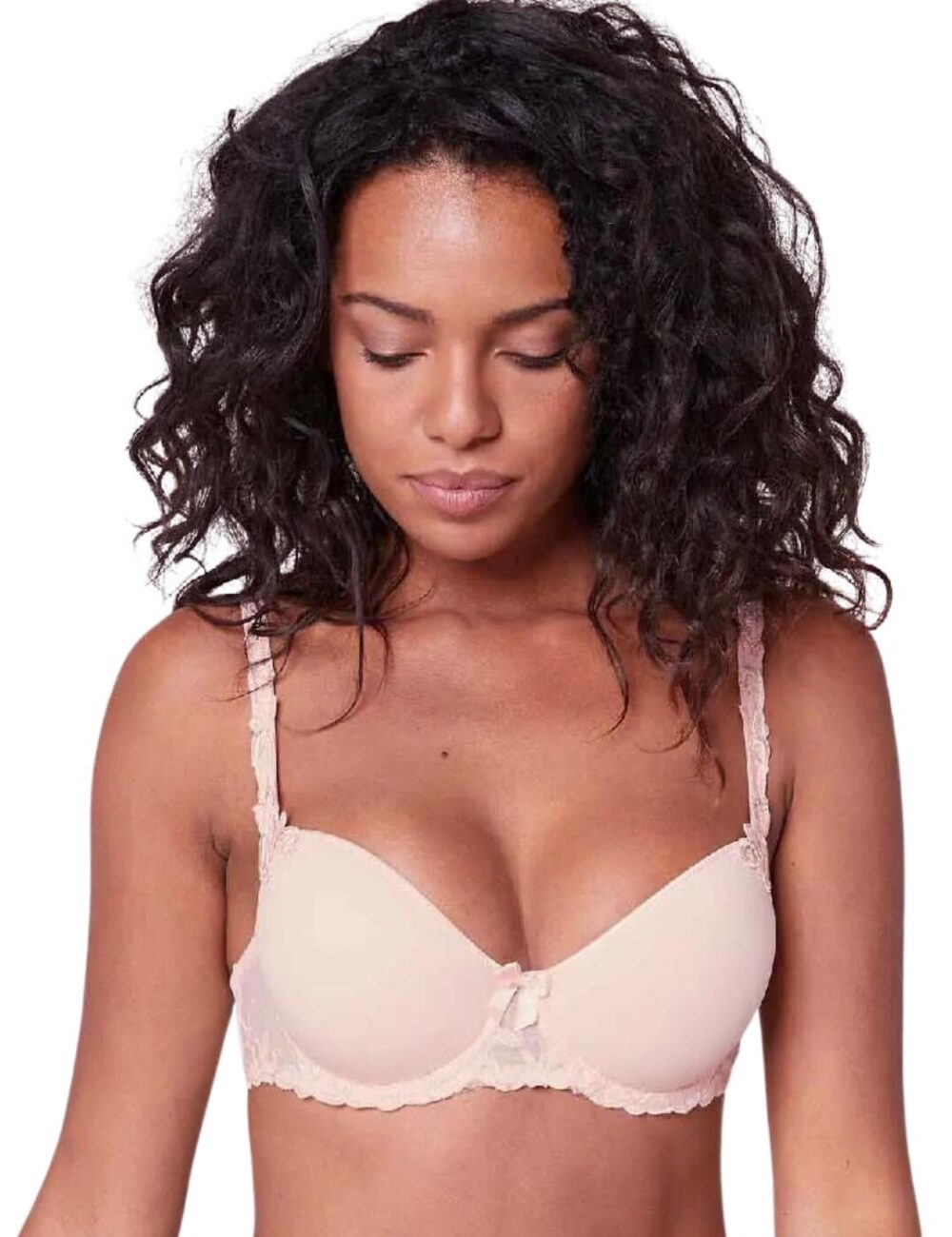 Simone Perele Andora Padded Half Cup Bra - White - 32C