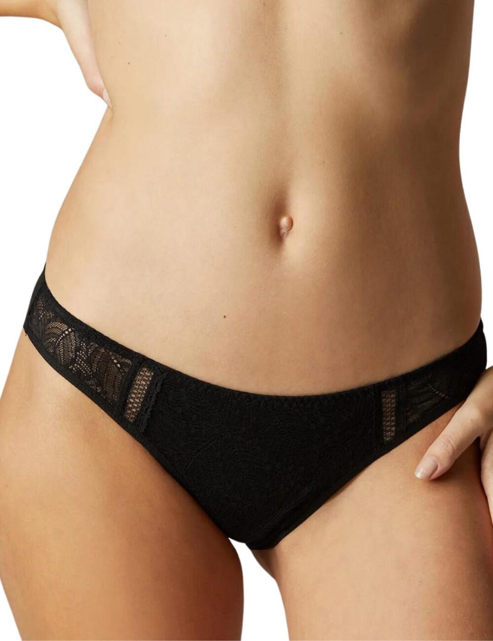 Simone Perele Comete Brief - Black - M - 12