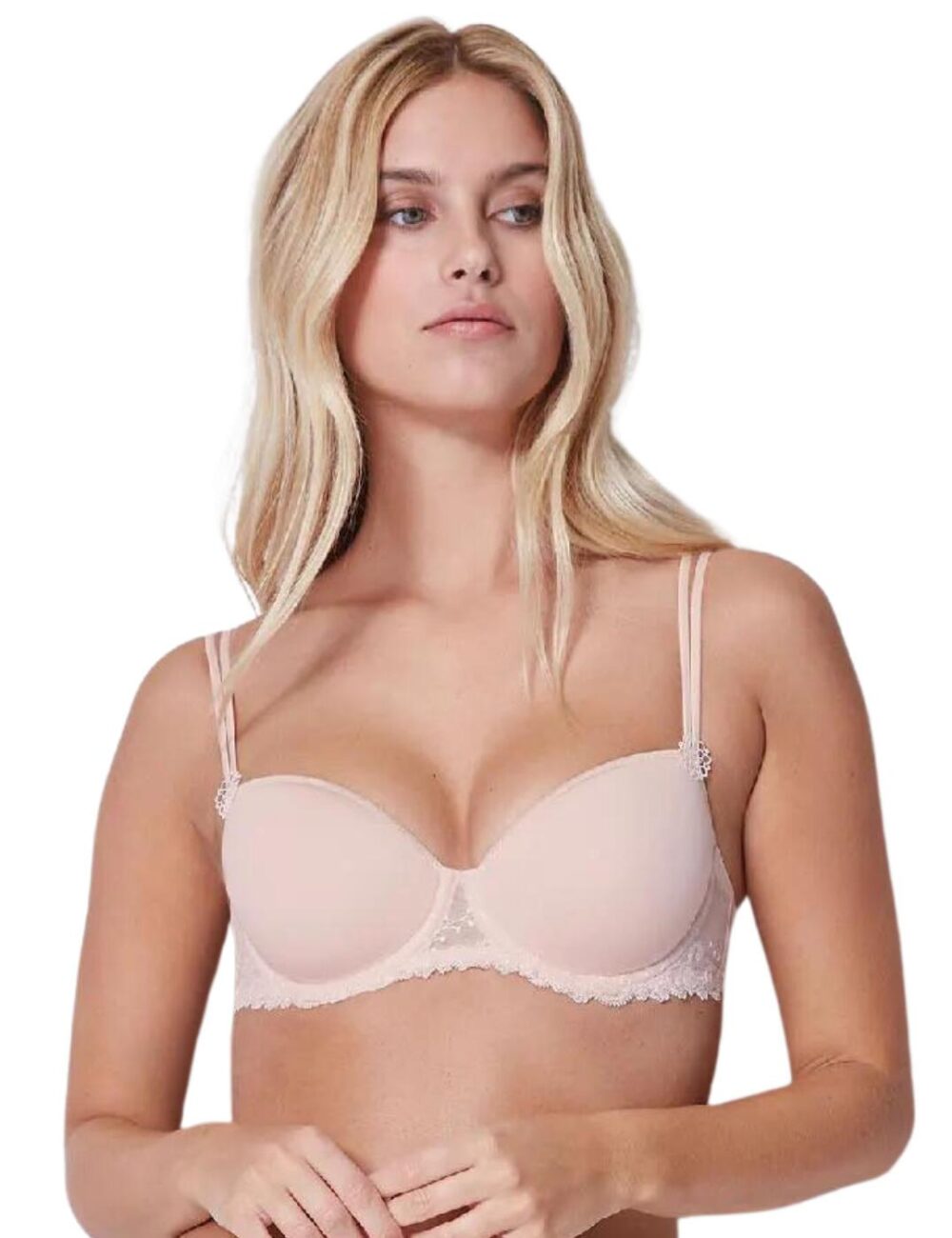 Simone Perele Delice 3D Spacer Moulded Padded Bra - Blush - 34B
