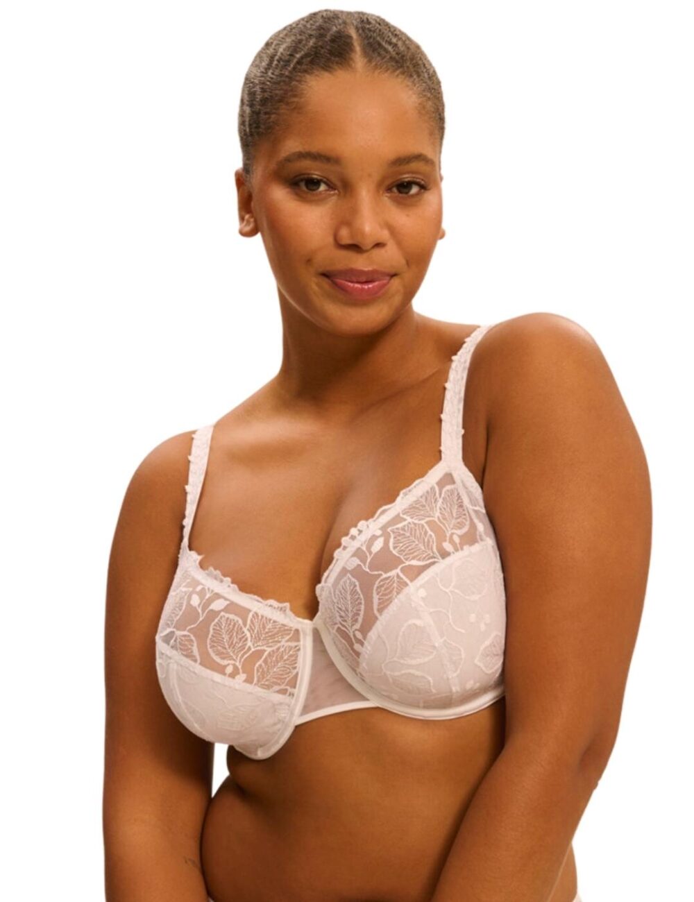 Simone Perele Lumineuse Full Cup Support Bra - Cristal White - 36D