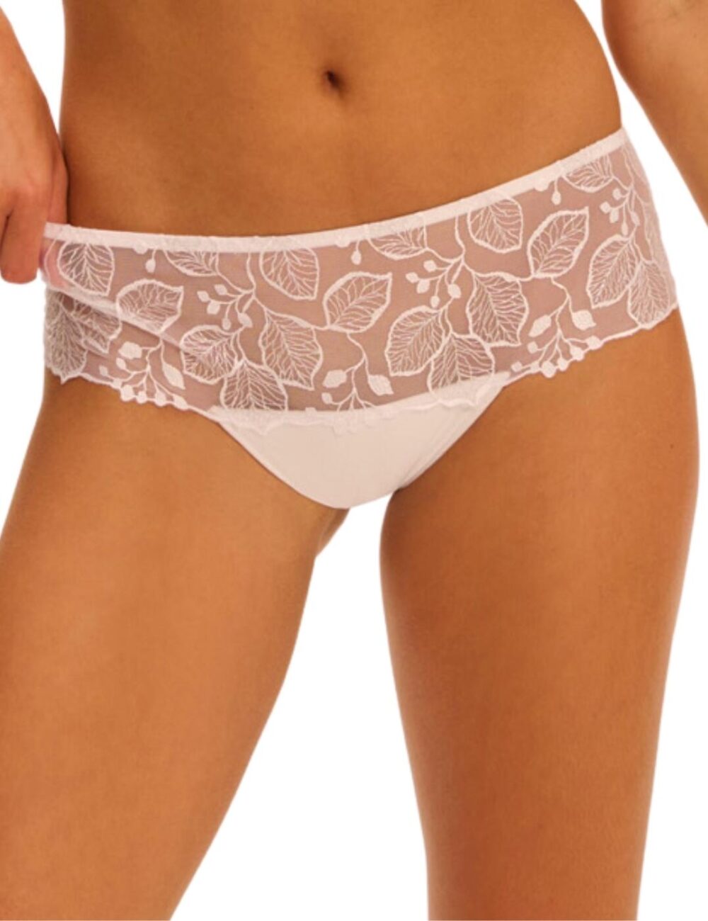 Simone Perele Lumineuse Shorty Brief - Cristal White - XS - 8