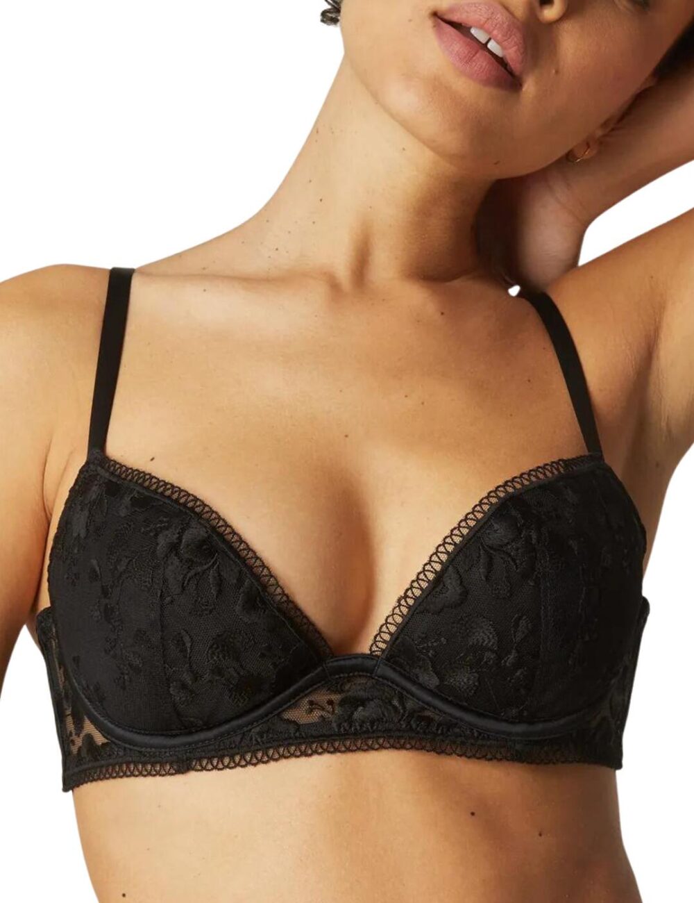 Simone Perele Orphee Push Up Bra - Black - 32C