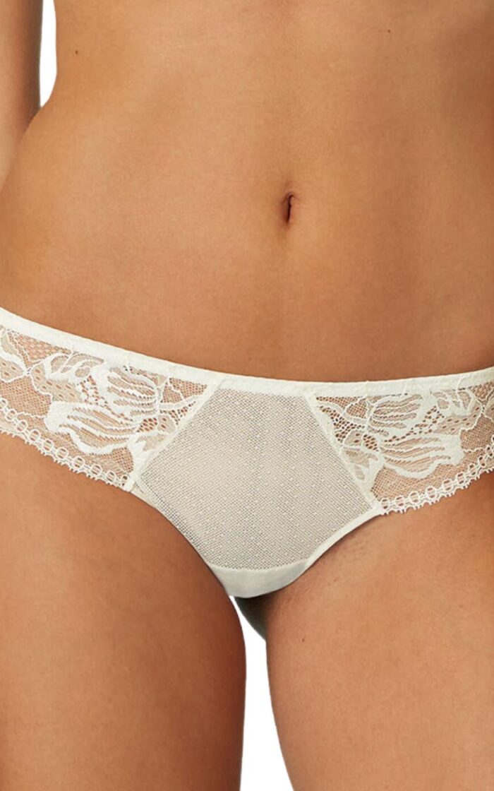 Simone Perele Promesse Tanga Brief - Grey - XS - 8