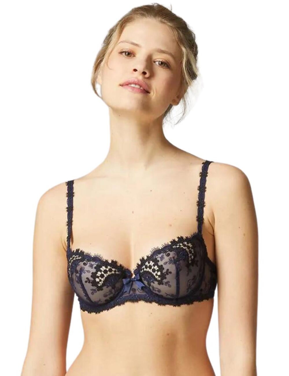 Simone Perele Wish Half Cup Bra - Black - 32B