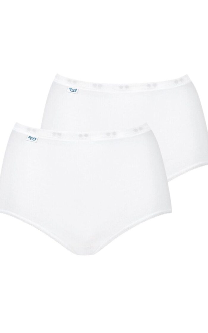Sloggi Basic+ Maxi Brief 2 Pack - White - 4XL - 22