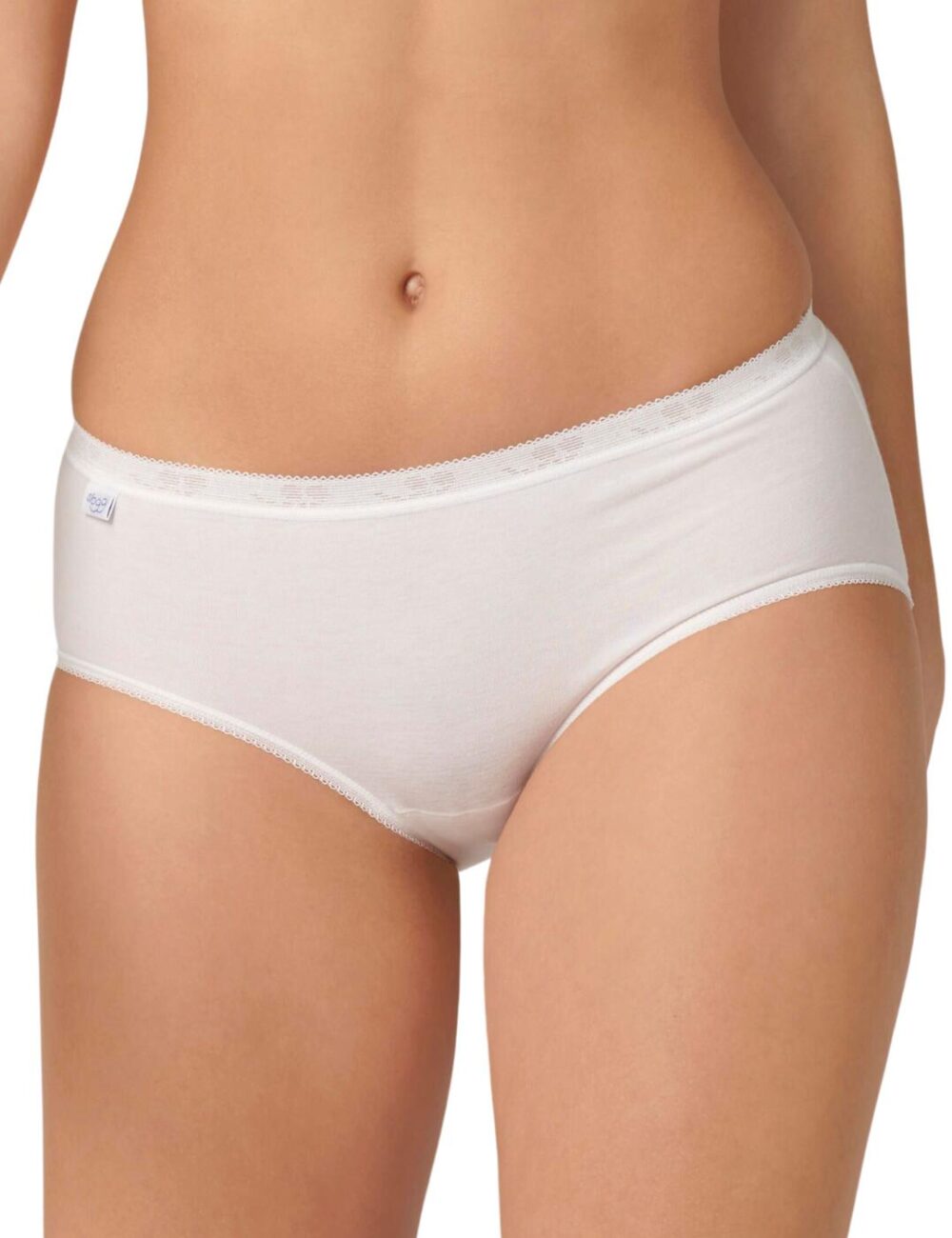 Sloggi Basic Midi Brief 3 Pack - White - XS - 8