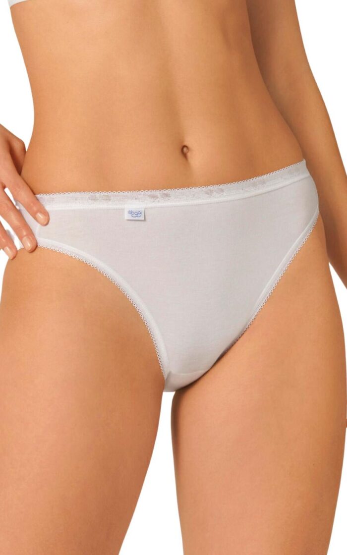 Sloggi Basic Tai Brief 3 Pack - White - XS - 8