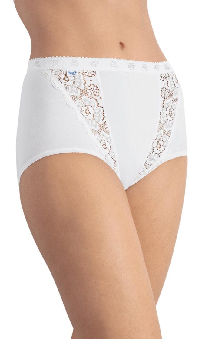 Sloggi Chic Maxi Brief - White - 5XL - 24