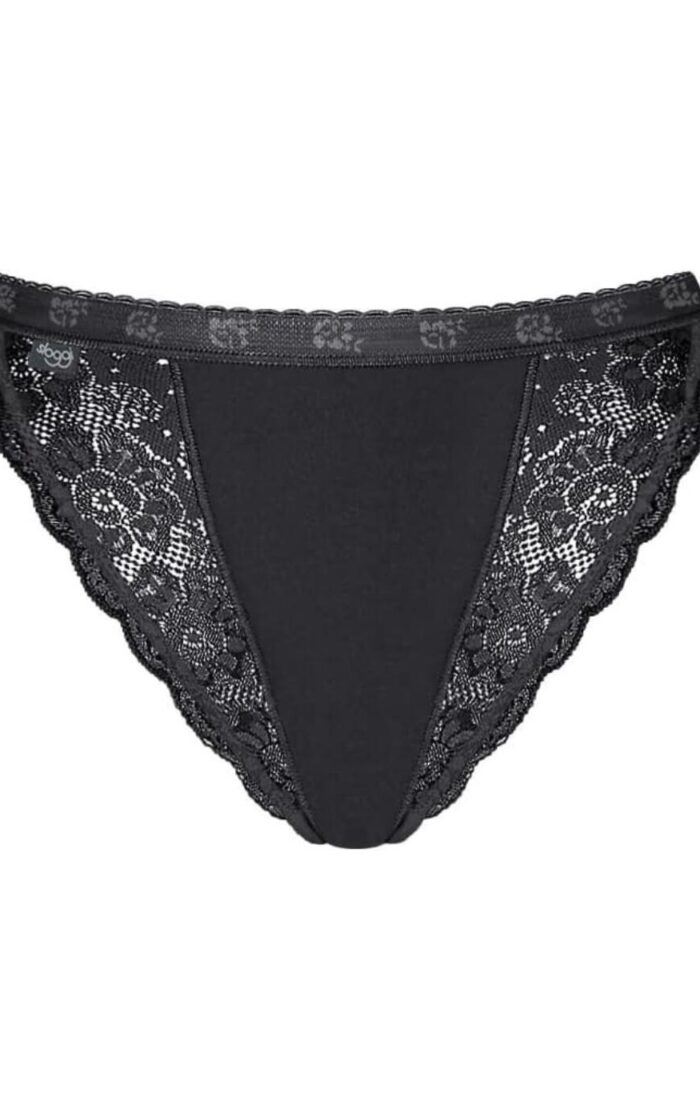 Sloggi Chic Tai Brief 3 Pack - Black - L - 14