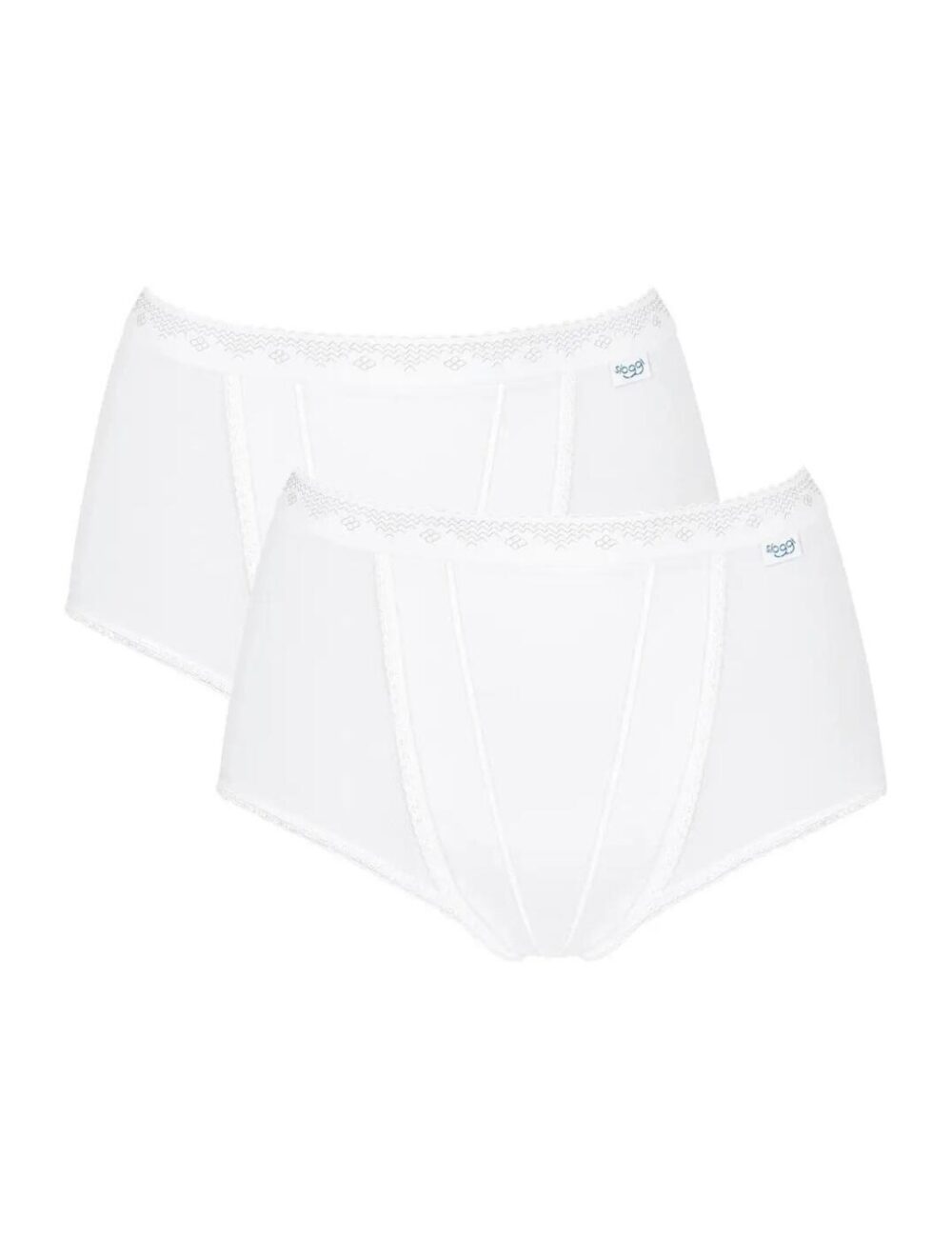 Sloggi Light Control Maxi Brief 2 Pack - White - 6XL - 26
