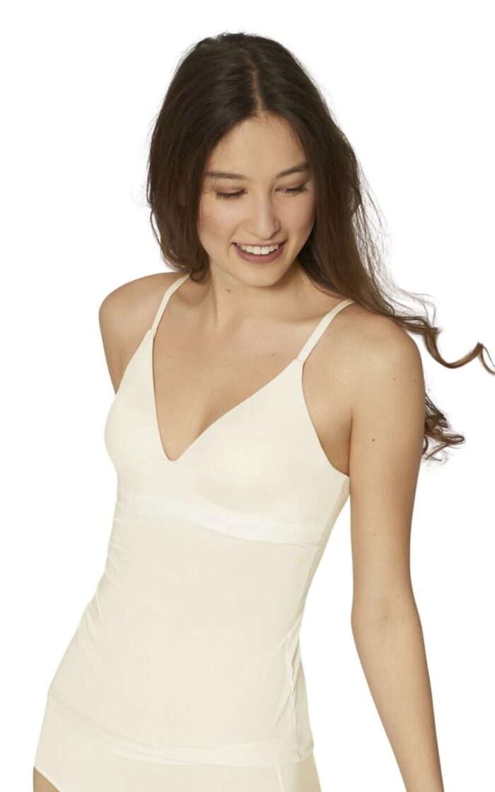 Sloggi Wow Comfort Camisole Top - Ecru White - XS - 8