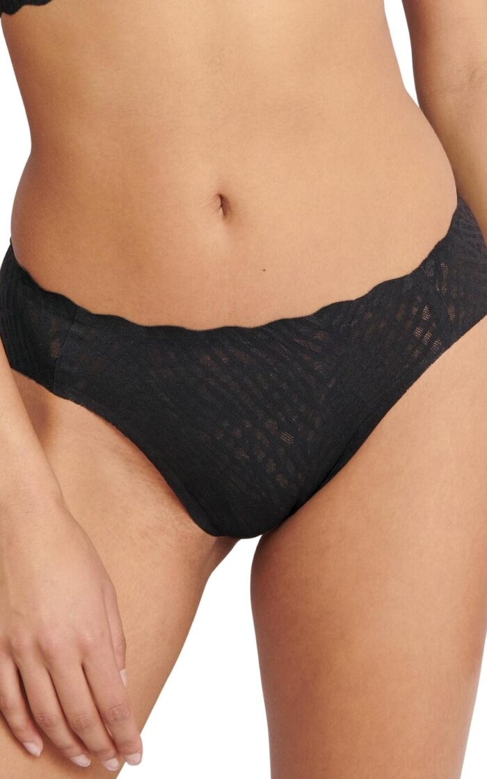 Sloggi Zero Feel Bliss High Leg Brief - Black - L - 14