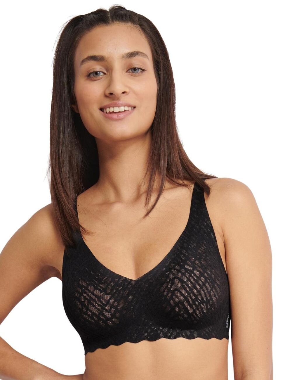 Sloggi Zero Feel Bliss Soft Bra - Black - S plus