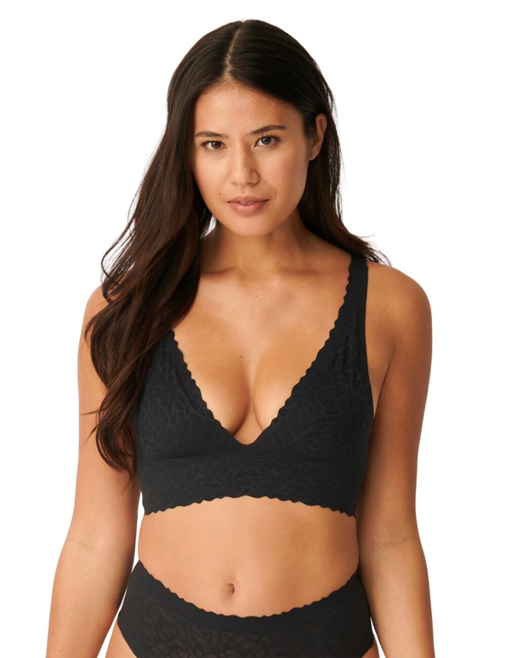Sloggi Zero Feel Lace 2.0 Bralette Top - Black - XS - 8