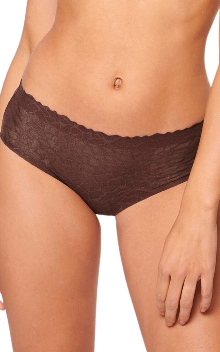Sloggi Zero Feel Lace 2.0 Hipster Brief - Ebony Brown - XS - 8